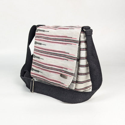 Upcycled Handcrafted Designer Messenger Bag (MBD0826-001)