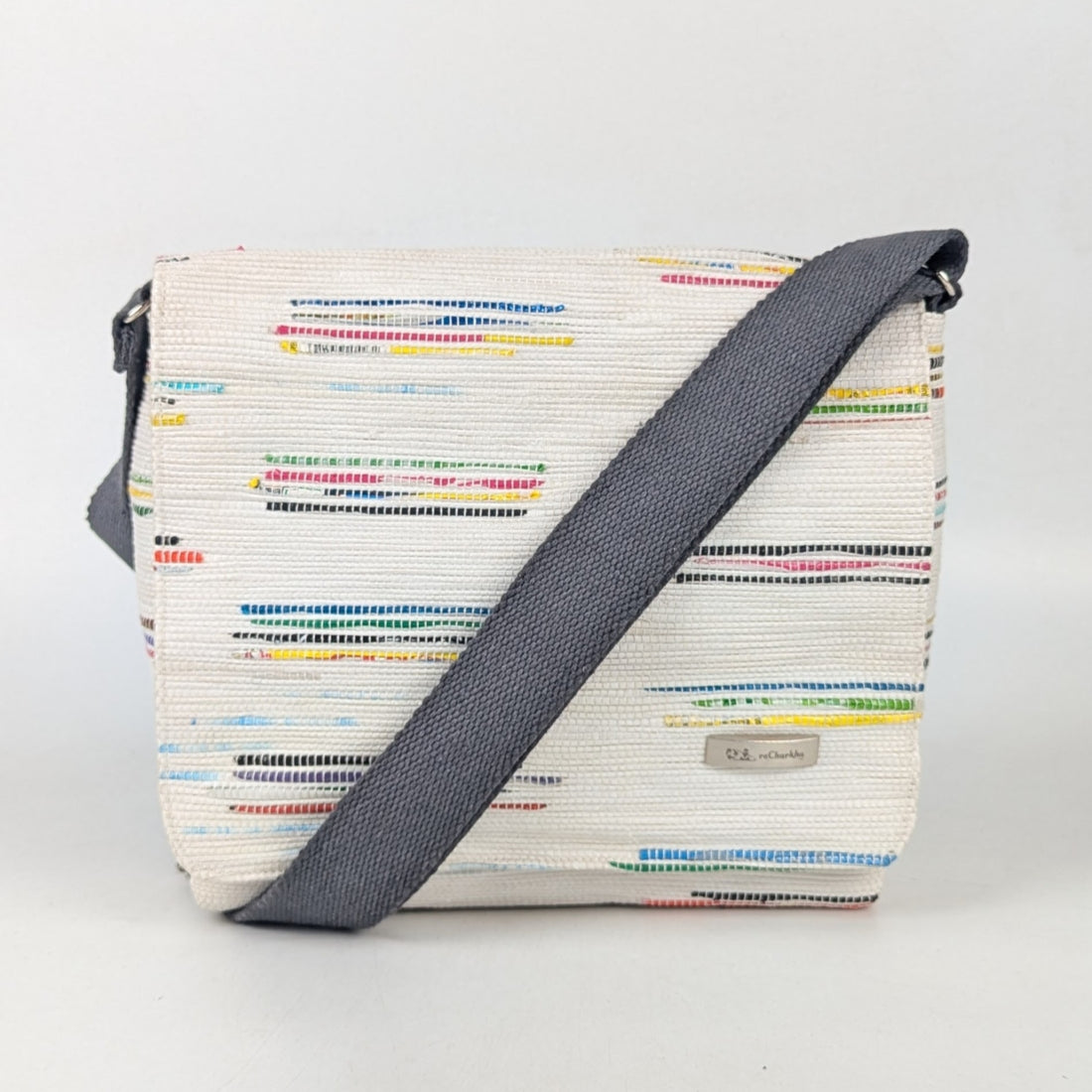 Upcycled Handcrafted Designer Messenger Bag (MBD0925-004) PS_W