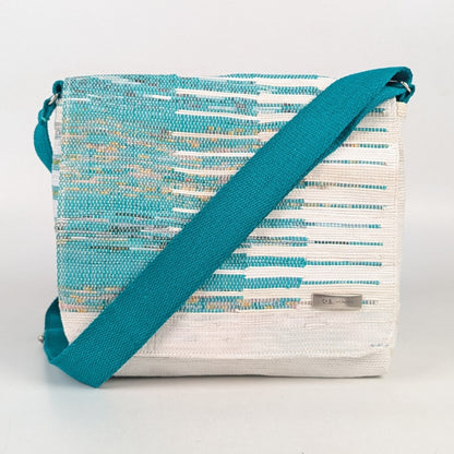 Upcycled Handcrafted Designer Messenger Bag (MBD1025-001) PS_W