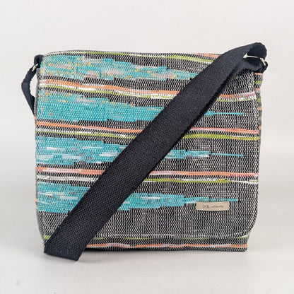 Upcycled Handcrafted Designer Messenger Bag (MBD1025-002) PS_W