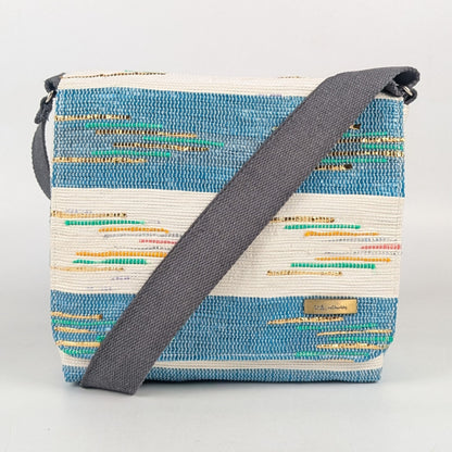 Upcycled Handcrafted Designer Messenger Bag (MBD1025-006) PS_W