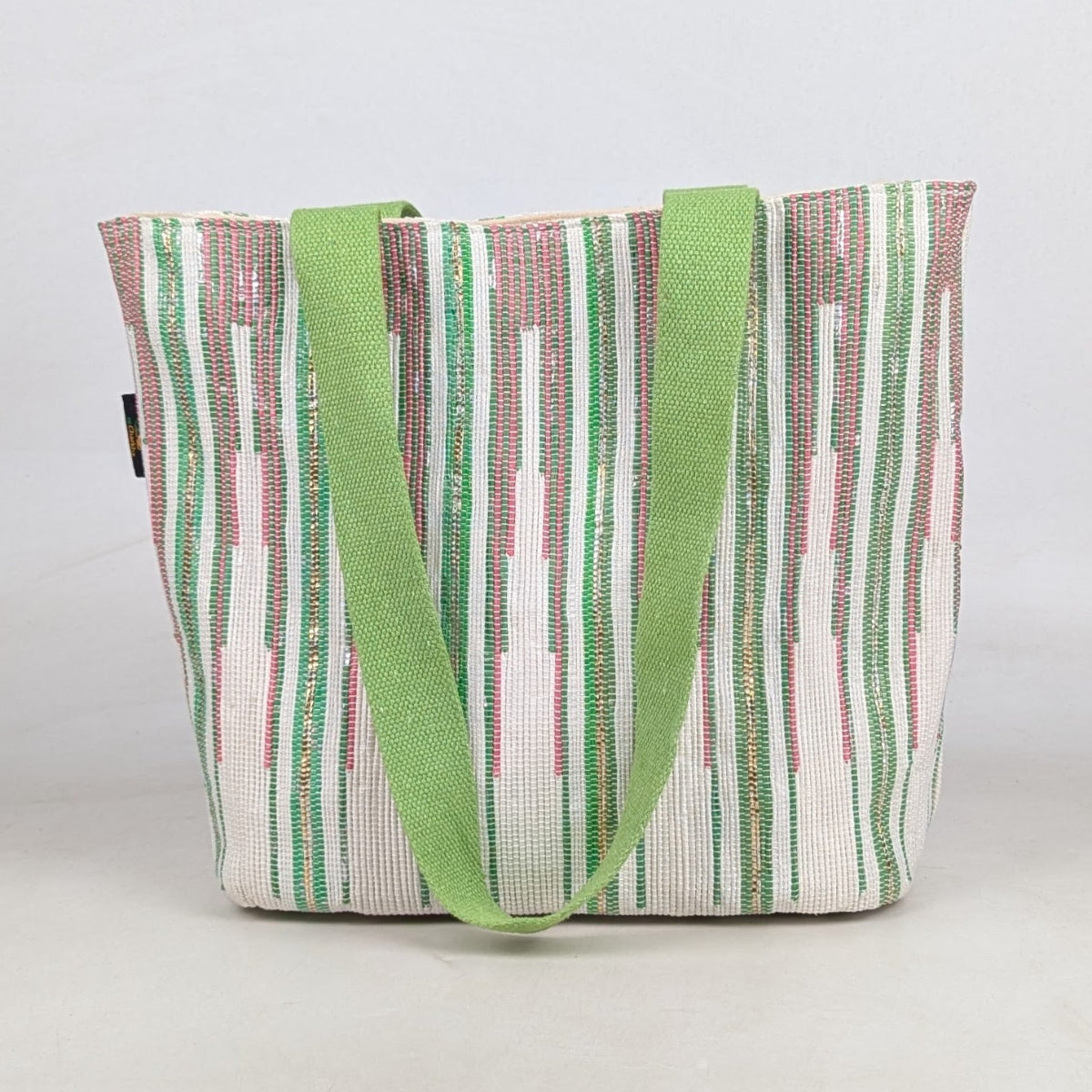Upcycled Handcrafted Designer Shopper Tote (DST0726-005) 