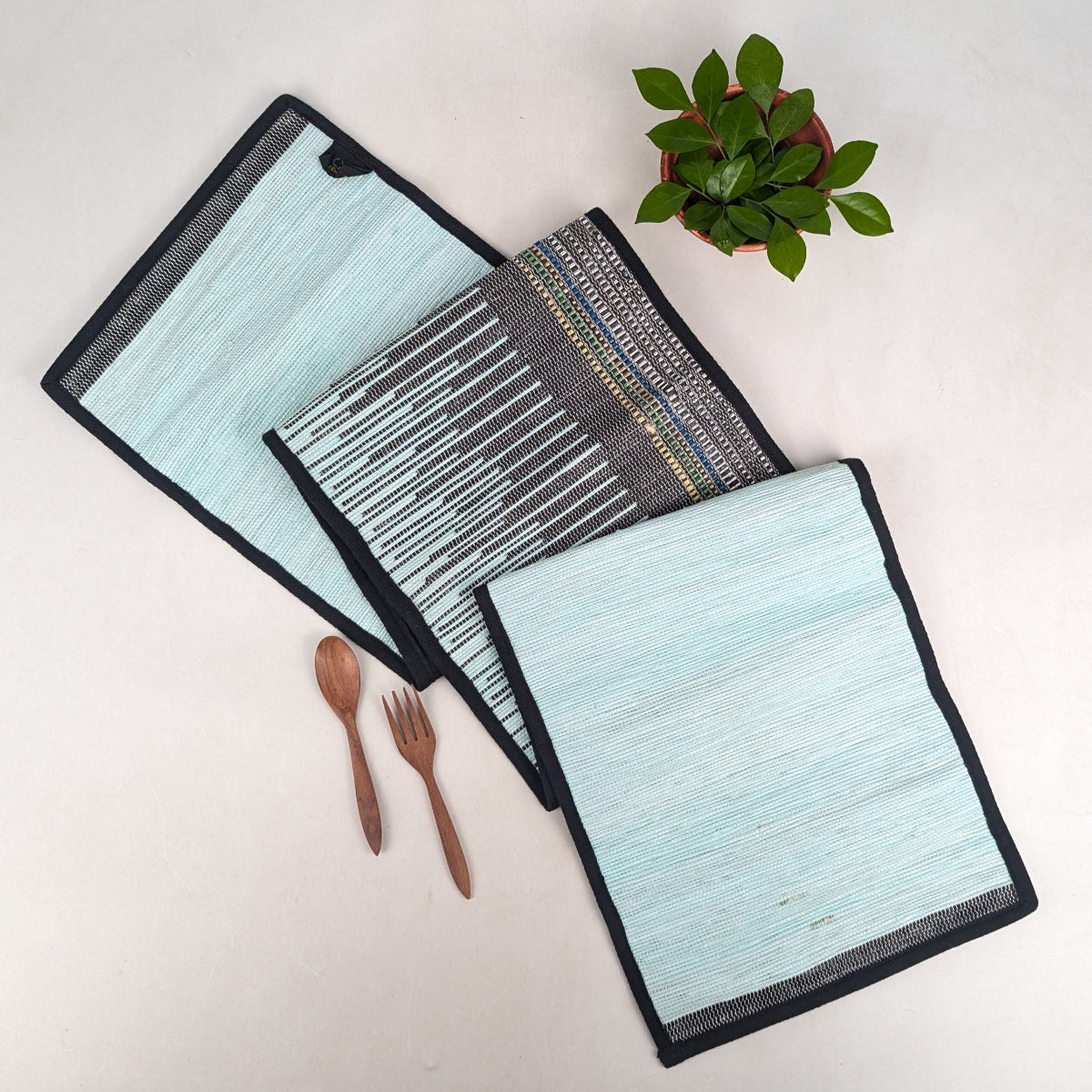 Upcycled Handcrafted Designer Table Runner (TRD0626-002) PS_W