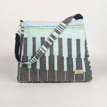 Upcycled Handcrafted Designer Trapeze Tote (TTD0126-002) PS_W