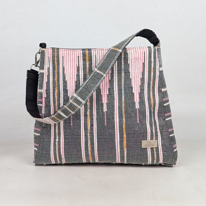 Upcycled Handcrafted Designer Trapeze Tote (TTD0626-001) PS_W 