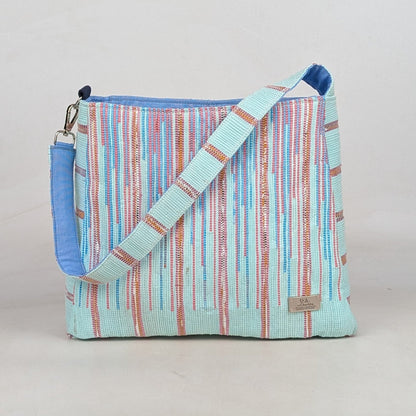Upcycled Handcrafted Designer Trapeze Tote (TTD0626-007) PS_W 