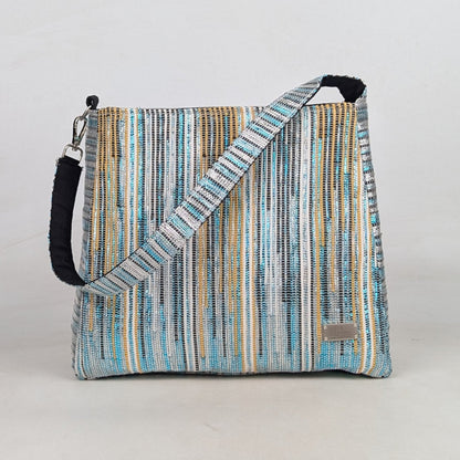 Upcycled Handcrafted Designer Trapeze Tote (TTD0626-012) PS_W 