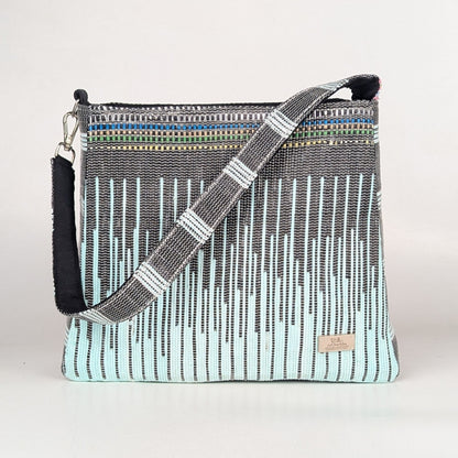 Upcycled Handcrafted Designer Trapeze Tote (TTD0725-002) PS_W