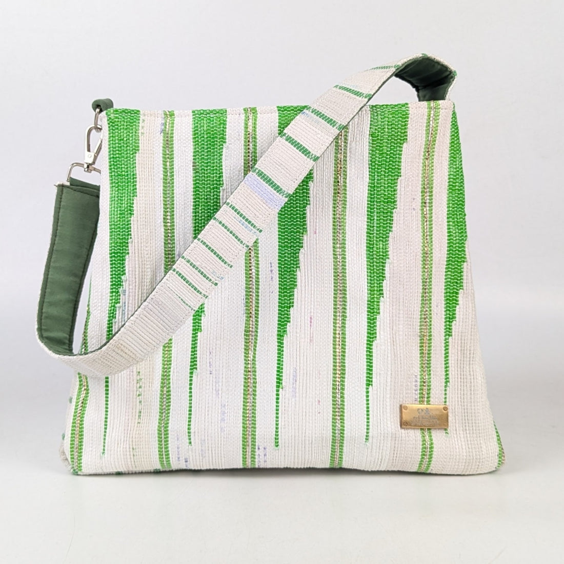 Upcycled Handcrafted Designer Trapeze Tote (TTD0925-002) PS_W