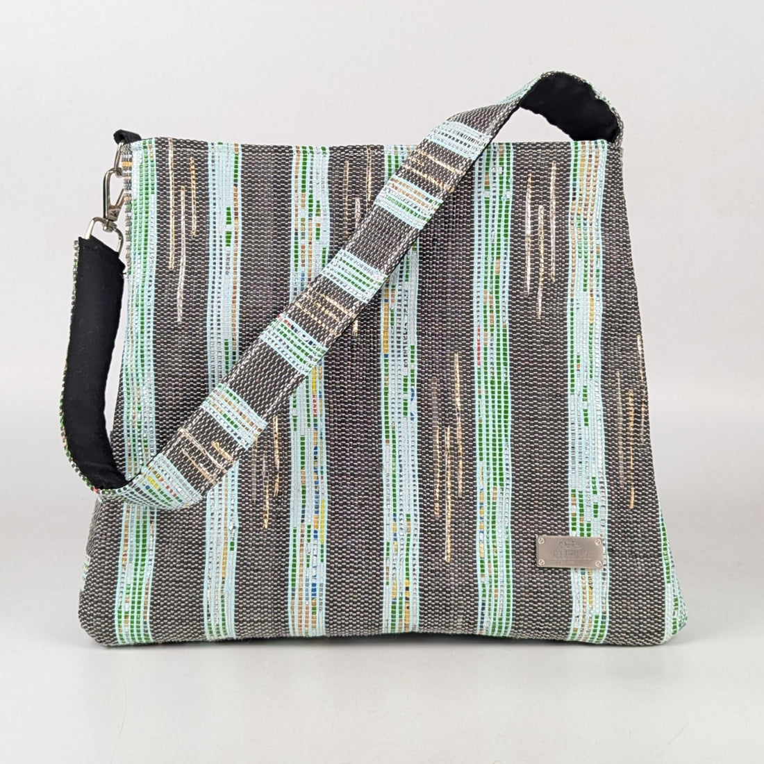 Upcycled Handcrafted Designer Trapeze Tote (TTD0925-004) PS_W