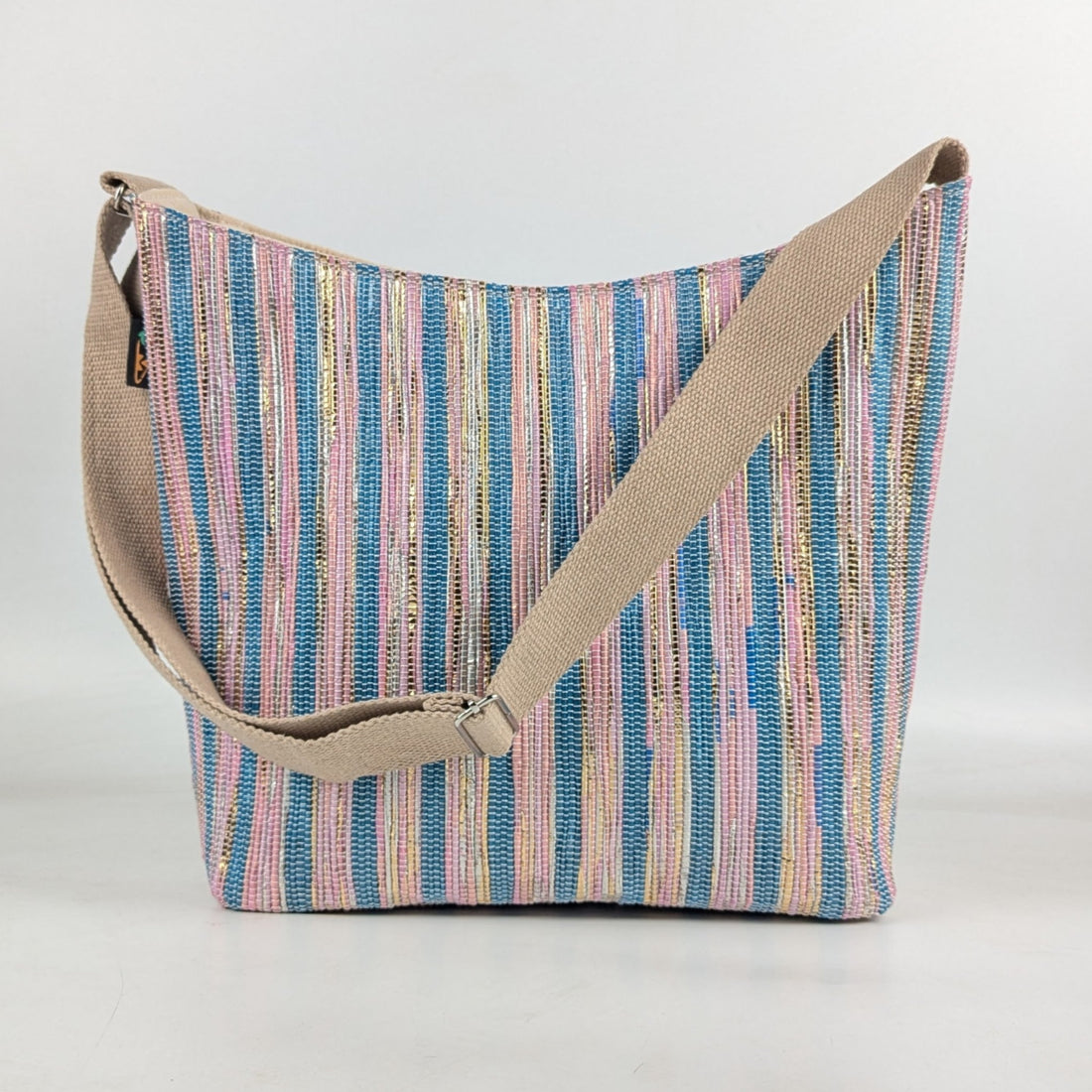 Upcycled Handcrafted Eclipse Jhola Tote (EJ0425-010) PS_W