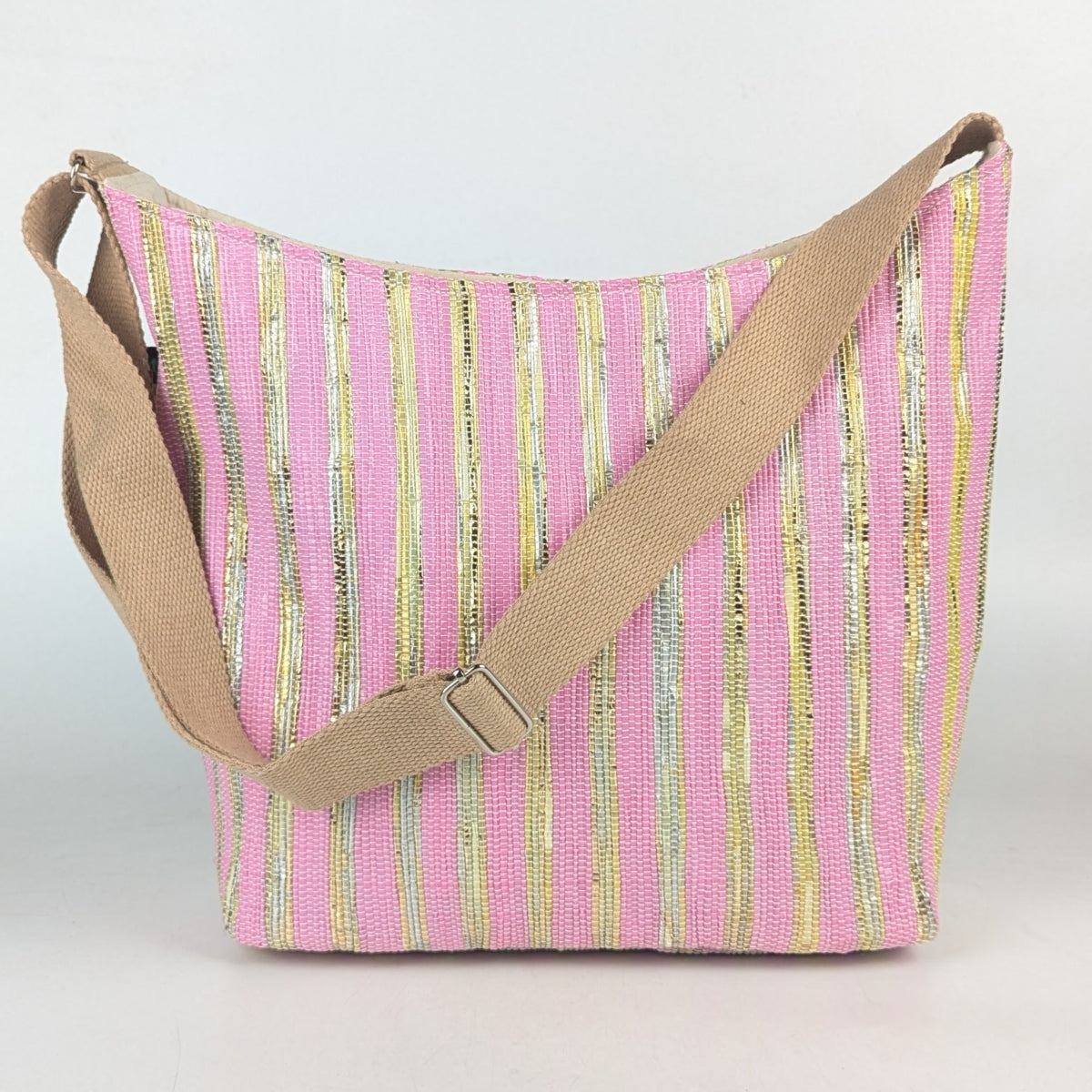 Upcycled Handcrafted Eclipse Jhola Tote (EJ1025-006) PS_W