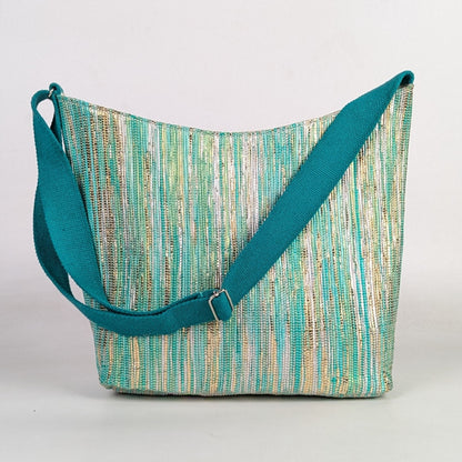 Upcycled Handcrafted Eclipse Jhola Tote (EJ1225-010) PS_W