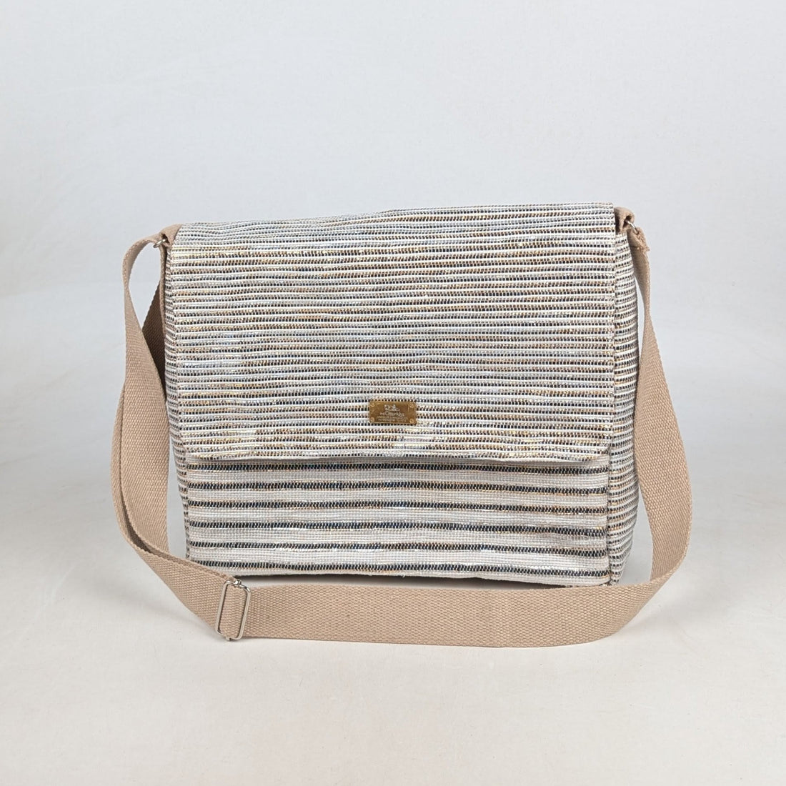 Upcycled Handcrafted Executive Messenger Laptop Bag (MLB0726-005)