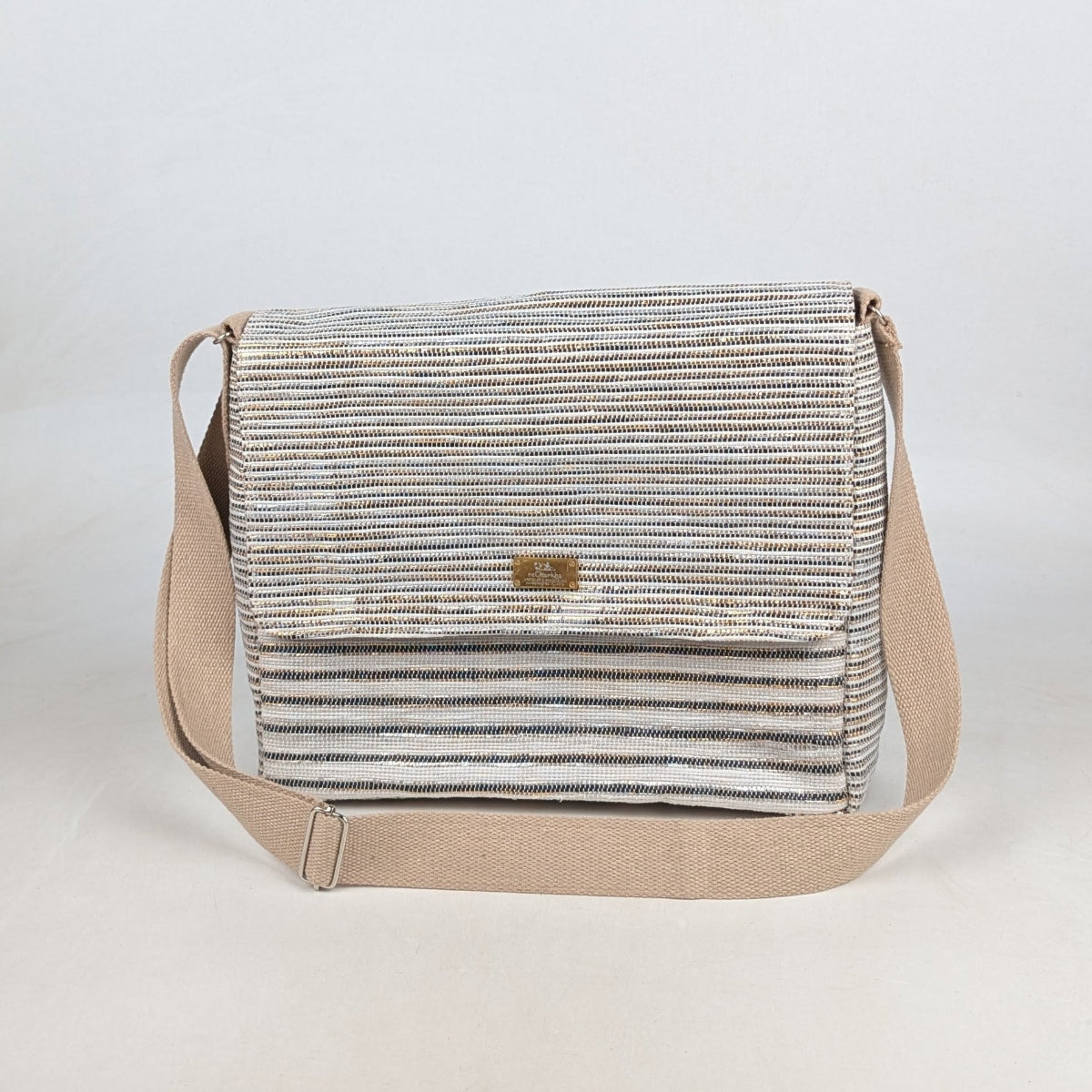 Upcycled Handcrafted Executive Messenger Laptop Bag (MLB0726-005)