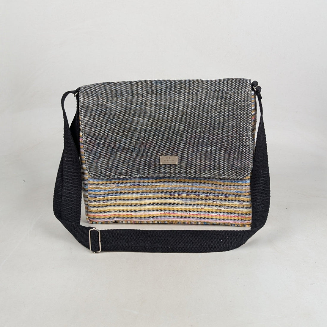 Upcycled Handcrafted Executive Messenger Laptop Bag (MLB0726-010)