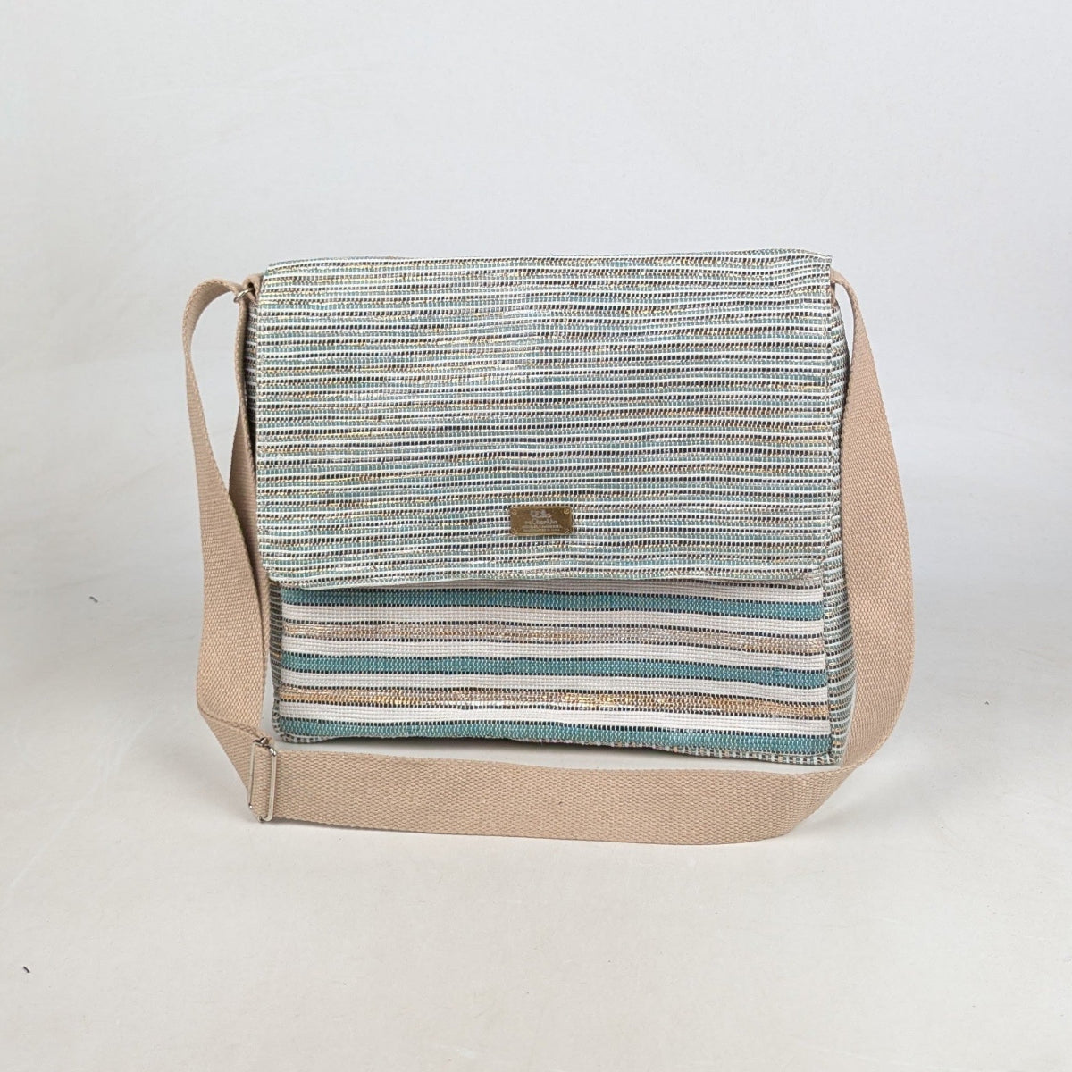 Upcycled Handcrafted Executive Messenger Laptop Bag (MLB0726-011)