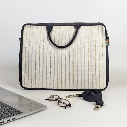 Upcycled Handcrafted Laptop Sleeve 16 inch (LSB160226-009) PS_W