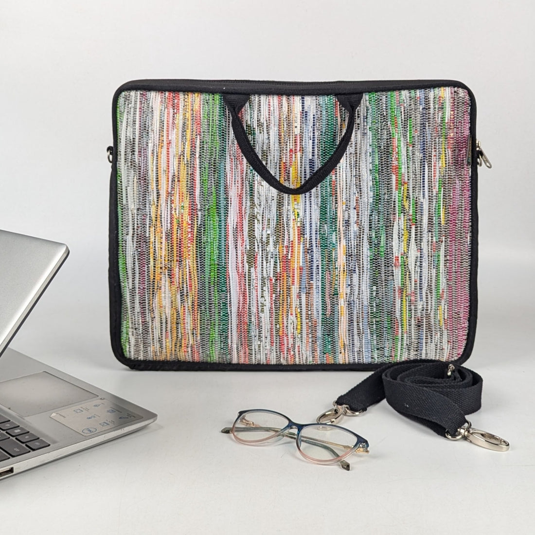 Upcycled Handcrafted Laptop Sleeve 16 inch (LSB160925-010) PS_W