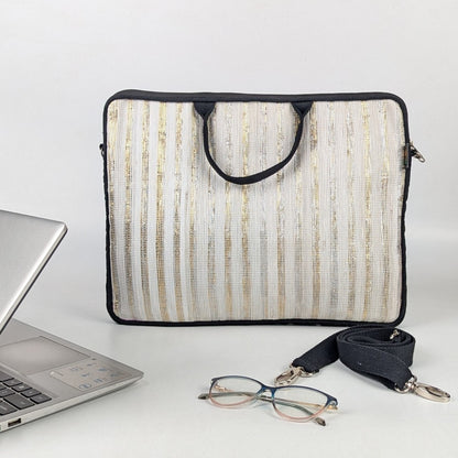 Upcycled Handcrafted Laptop Sleeve 16 inch (LSB160925-014) PS_W