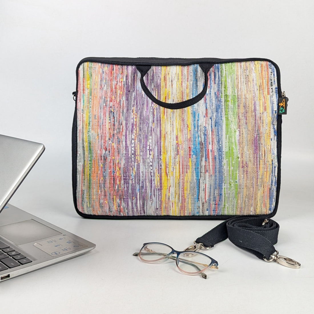 Upcycled Handcrafted Laptop Sleeve 16 inch (LSB160925-015) PS_W