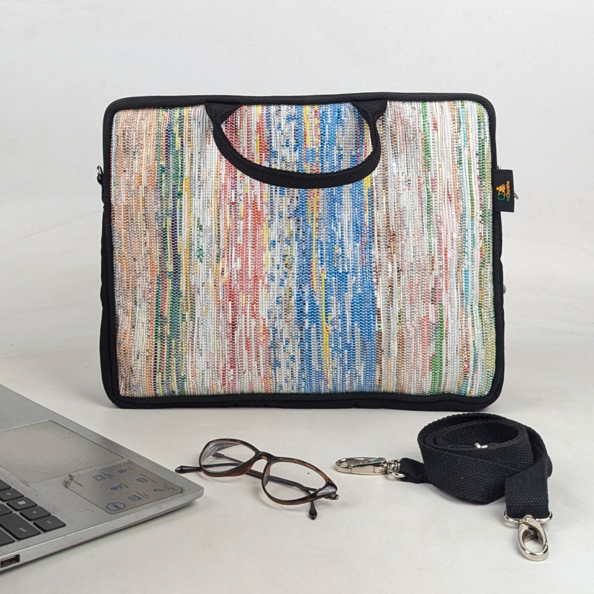 Upcycled Handcrafted Laptop Sleeves 14 inches (LSB140526-010) PS_W