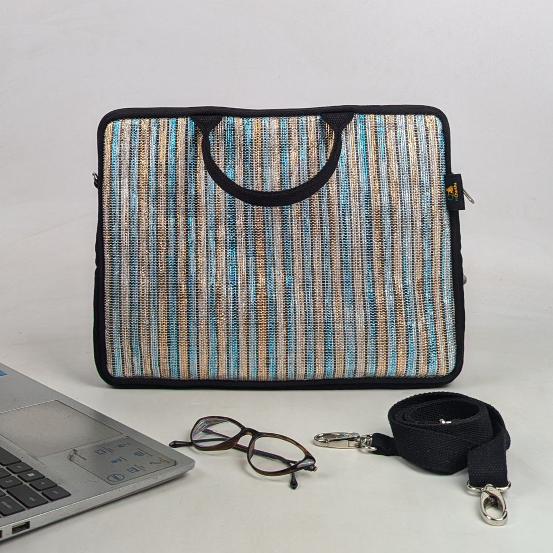 Upcycled Handcrafted Laptop Sleeves 14 inches (LSB140526-011) PS_W