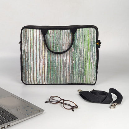 Upcycled Handcrafted Laptop Sleeves 14 inches (LSB140826-005)