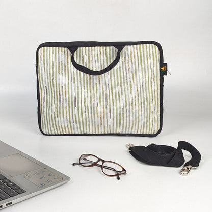 Upcycled Handcrafted Laptop Sleeves 14 inches (LSB140826-006)