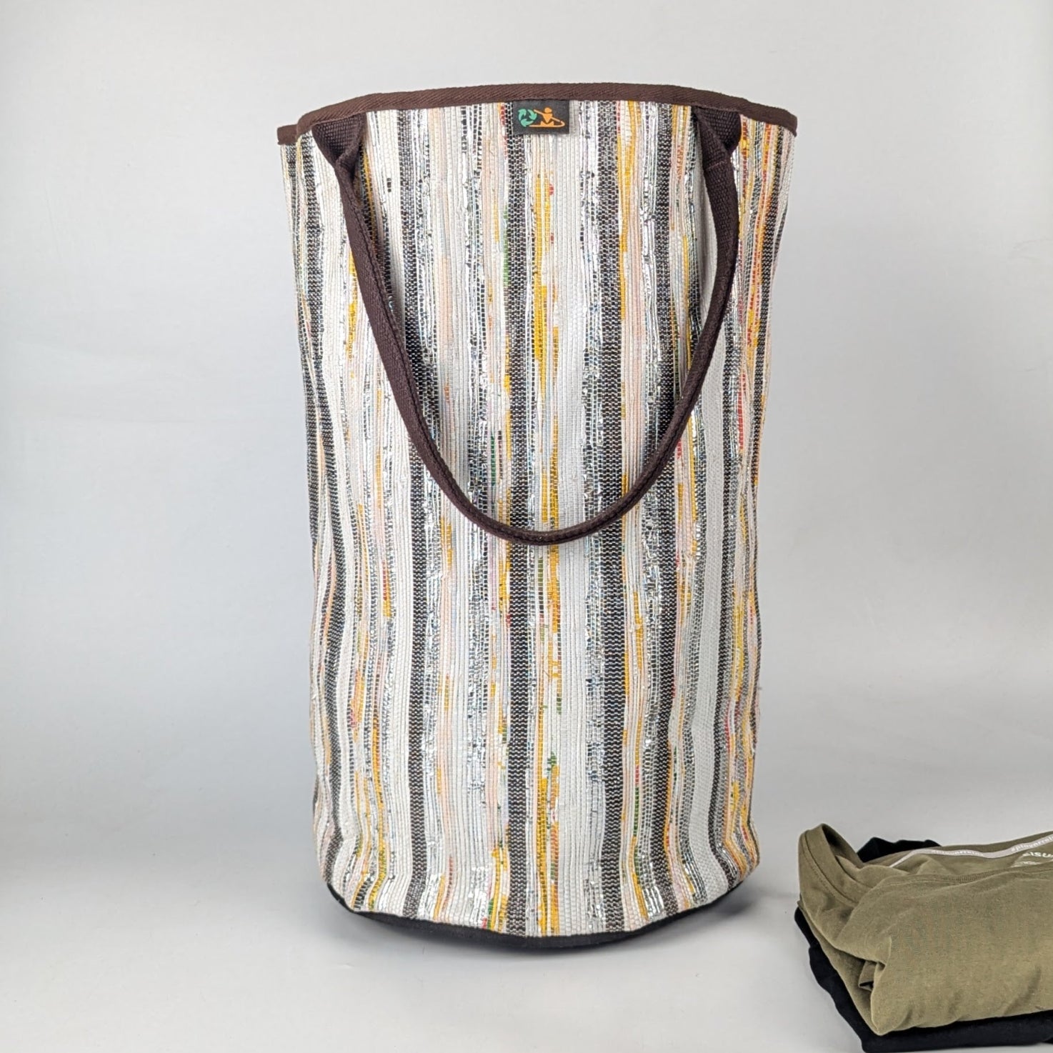 Upcycled Handcrafted Laundry Bag (LBG0525-012) PS_W