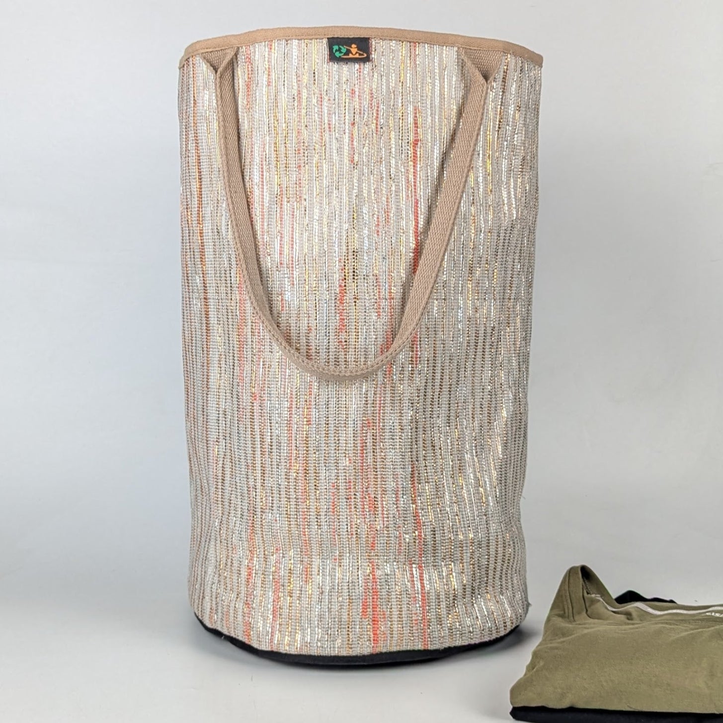 Upcycled Handcrafted Laundry Bag (LBG0525-019) PS_W