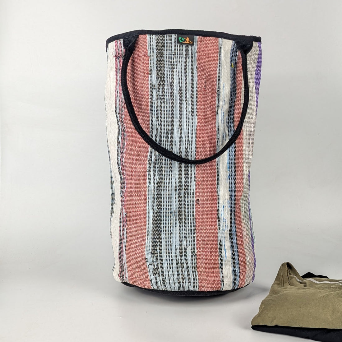 Upcycled Handcrafted Laundry Bag (LBG0525-002) PS_W