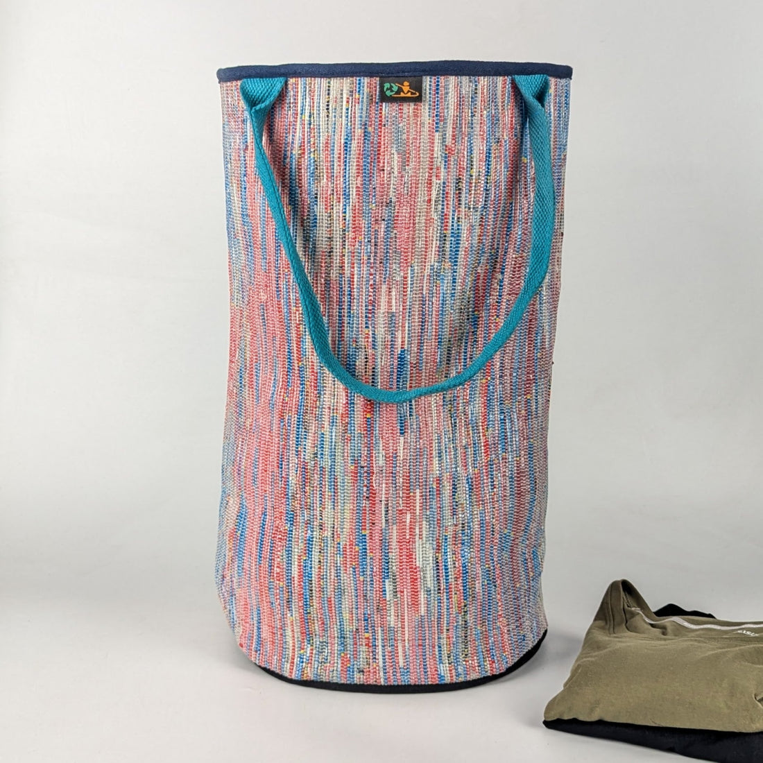 Upcycled Handcrafted Laundry Bag (LBG0525-004) PS_W