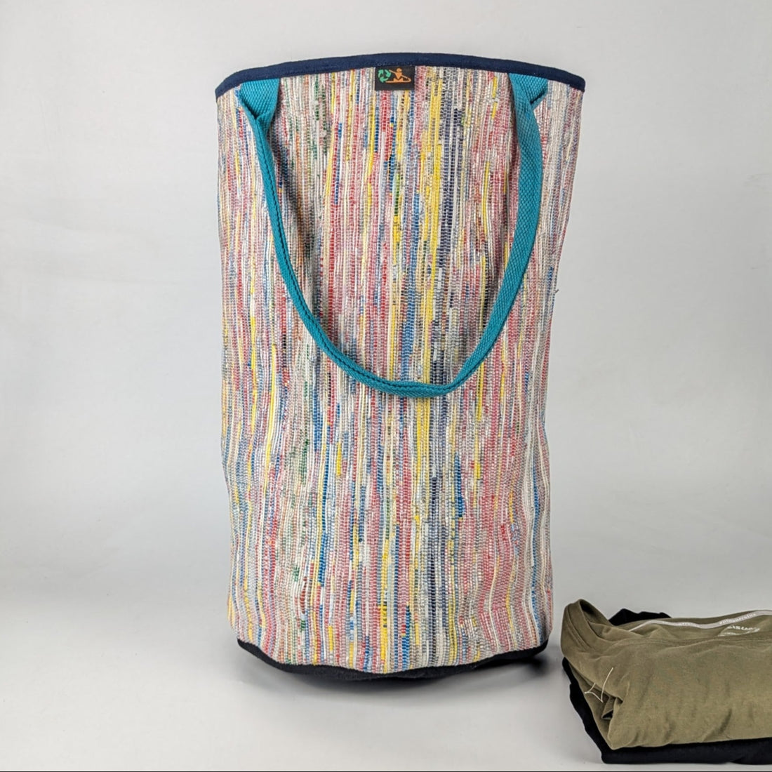 Upcycled Handcrafted Laundry Bag (LBG0525-007) PS_W