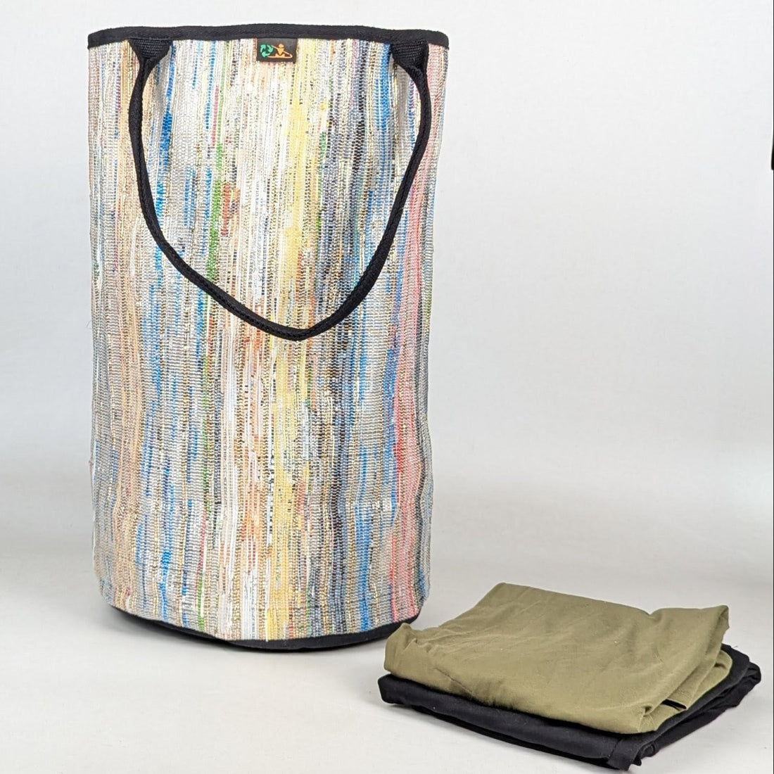 Upcycled Handcrafted Laundry Bag (LBG0426-006) PS_W