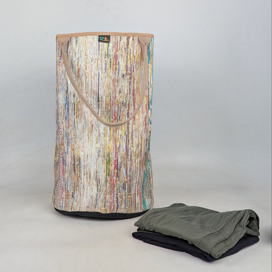 Upcycled Handcrafted Laundry Bag (LBG0626-007) PS_W