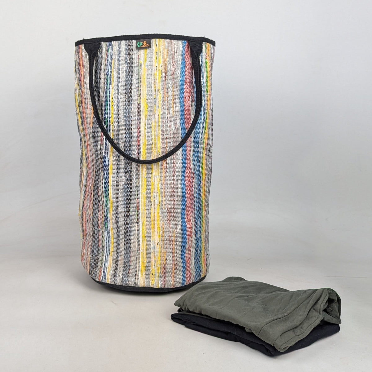Upcycled Handcrafted Laundry Bag (LBG0626-010) PS_W