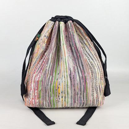 Upcycled Handcrafted Light Backpack (NLBP0525-003) PS_W