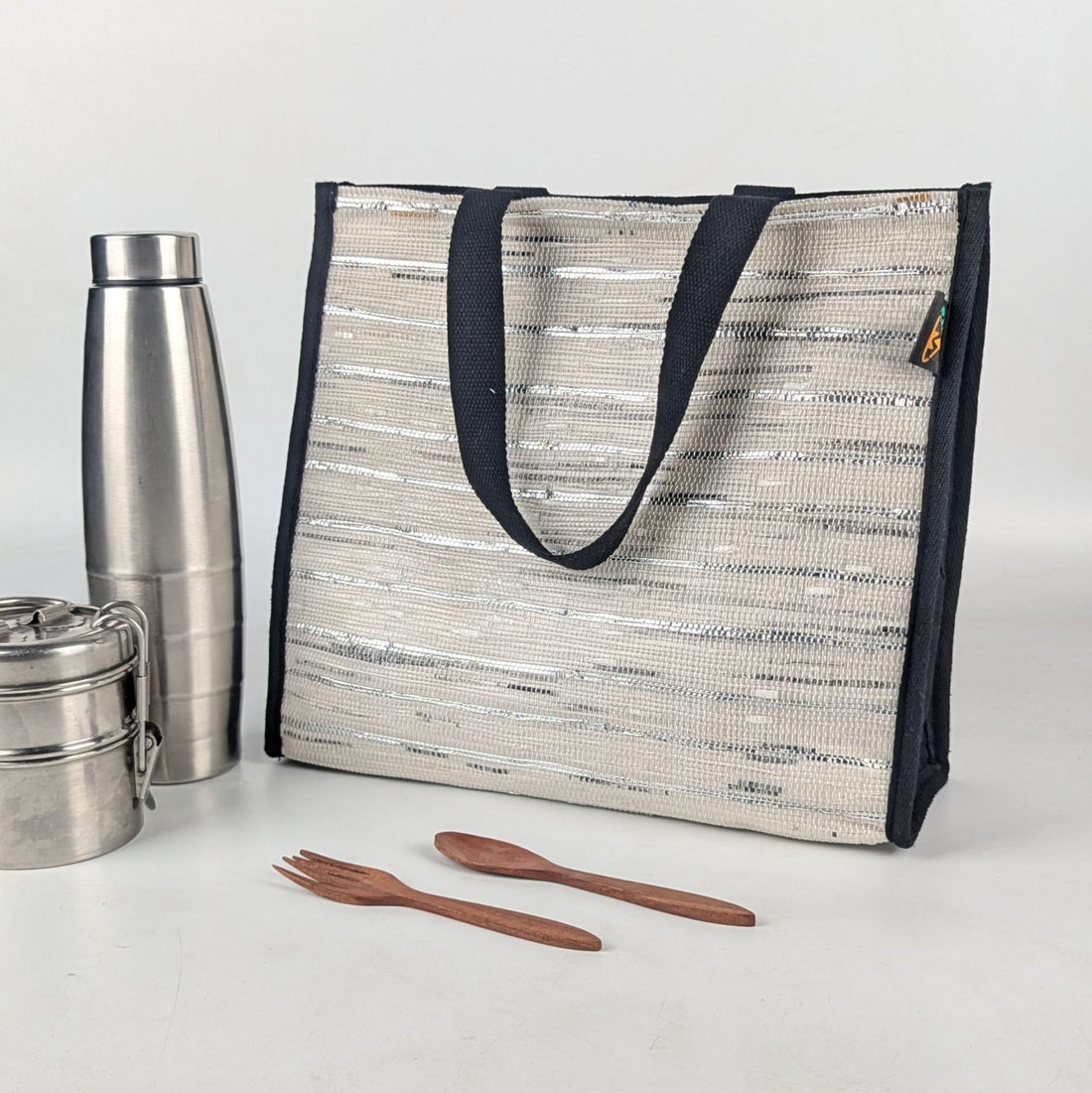 Upcycled Handcrafted Lunch Bag (LB0525-011) PS_W