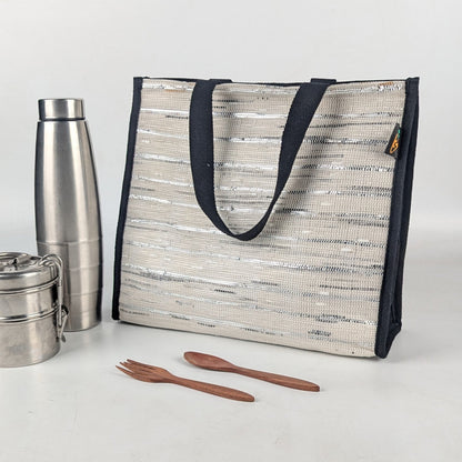 Upcycled Handcrafted Lunch Bag (LB0525-011) PS_W