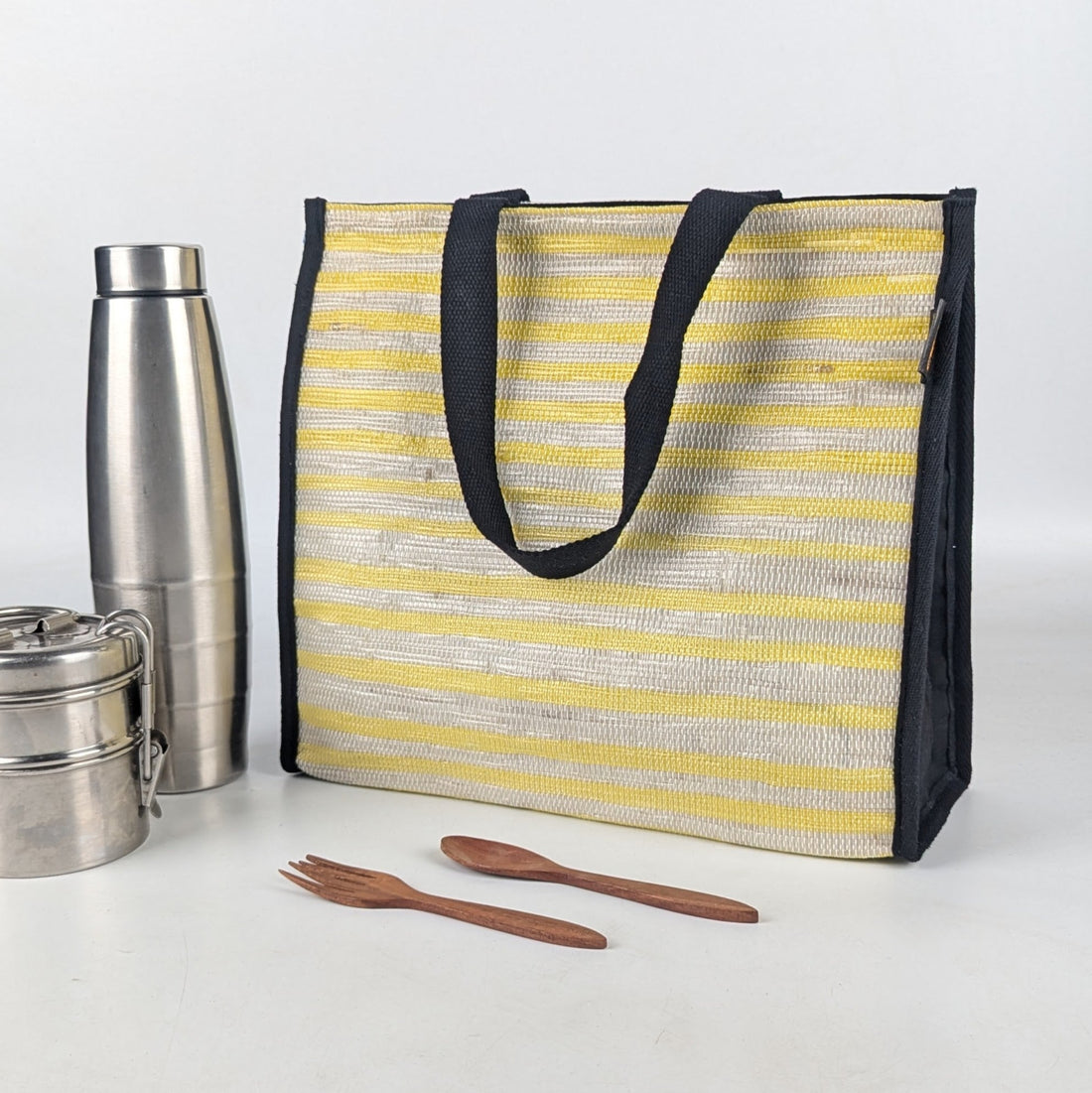 Upcycled Handcrafted Lunch Bag (LB0525-012) PS_W
