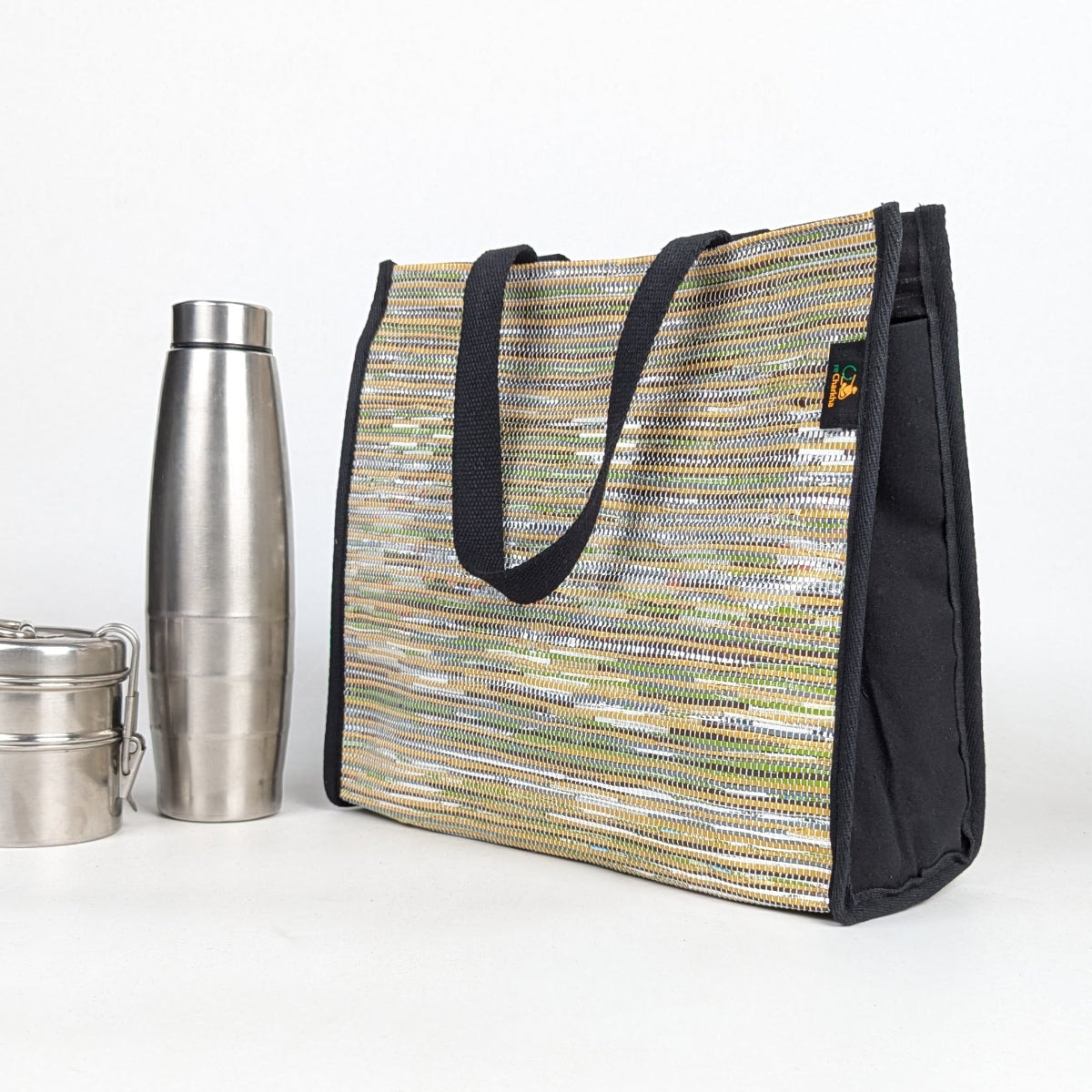 Upcycled Handcrafted Lunch Bag (LB0226-010) PS_W