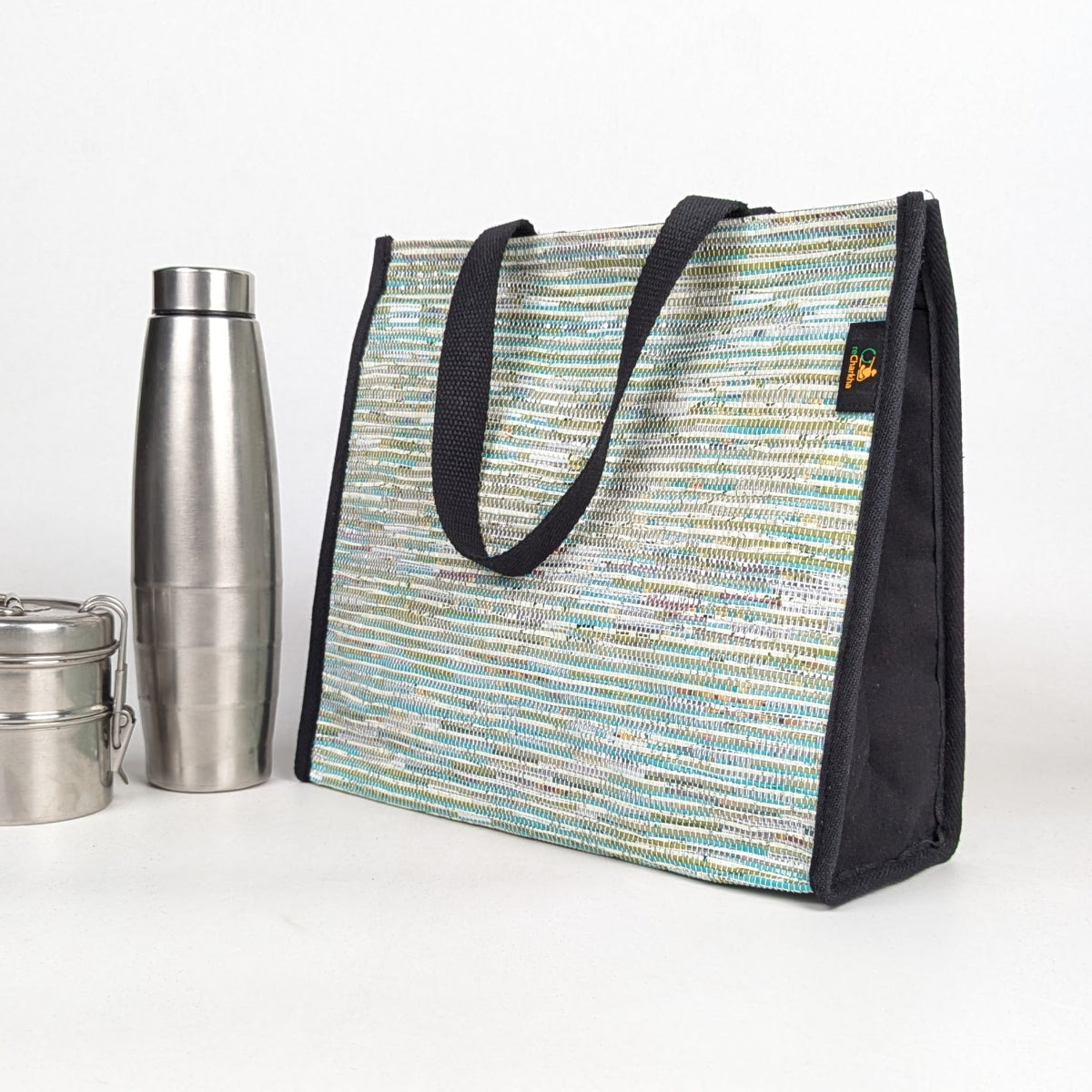 Upcycled Handcrafted Lunch Bag (LB0226-011) PS_W