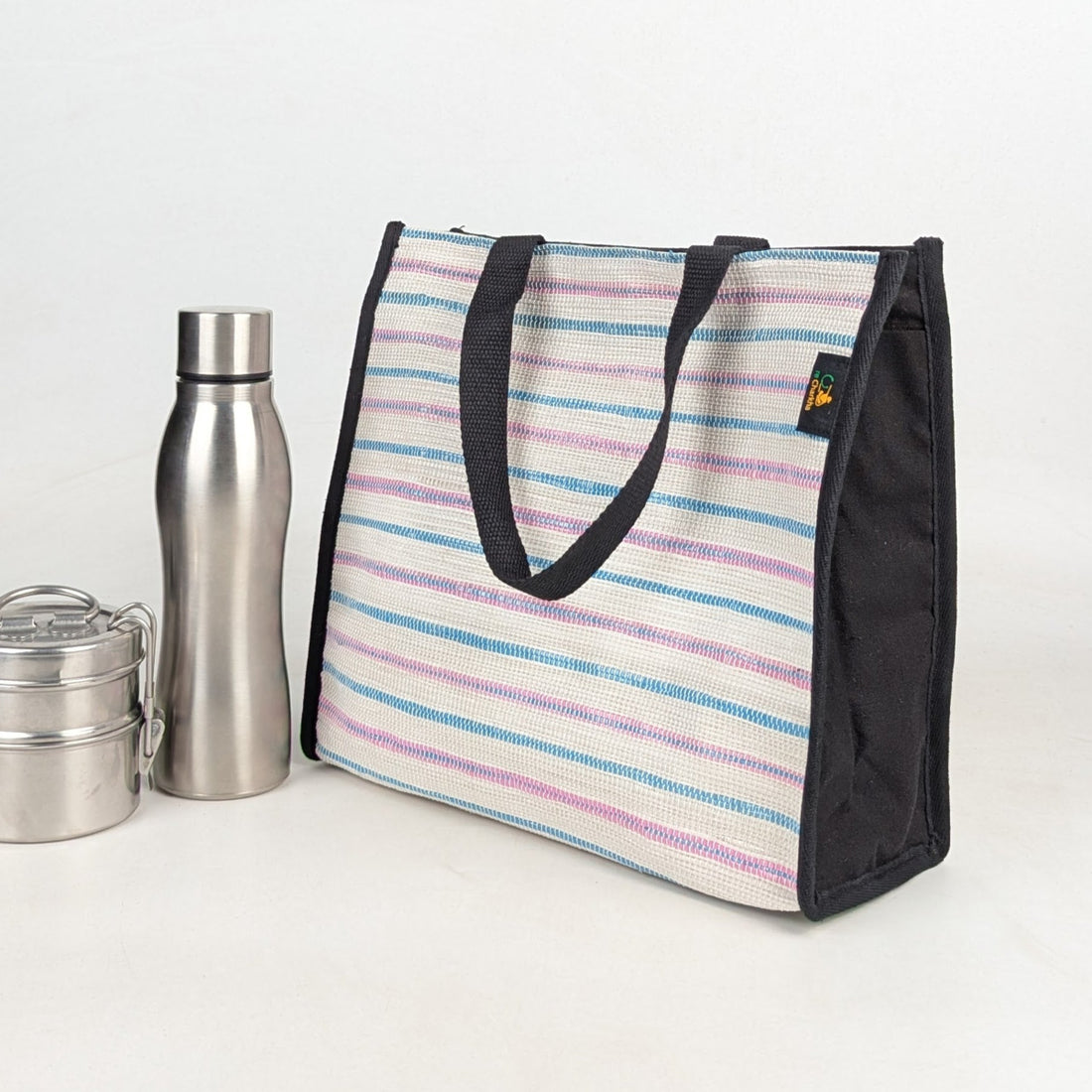 Upcycled Handcrafted Lunch Bag (LB0526-015) PS_W