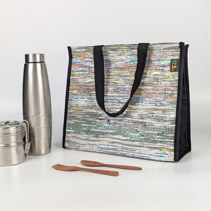 Upcycled Handcrafted Lunch Bag (LB0725-003) PS_W