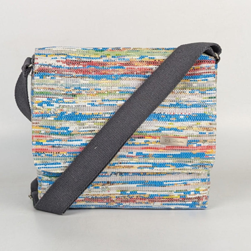 Upcycled Handcrafted Messenger Bag (MB0725-010) PS_W
