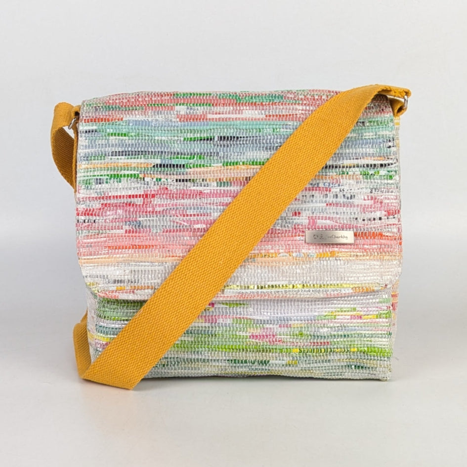 Upcycled Handcrafted Messenger Bag (MB0725-001) PS_W