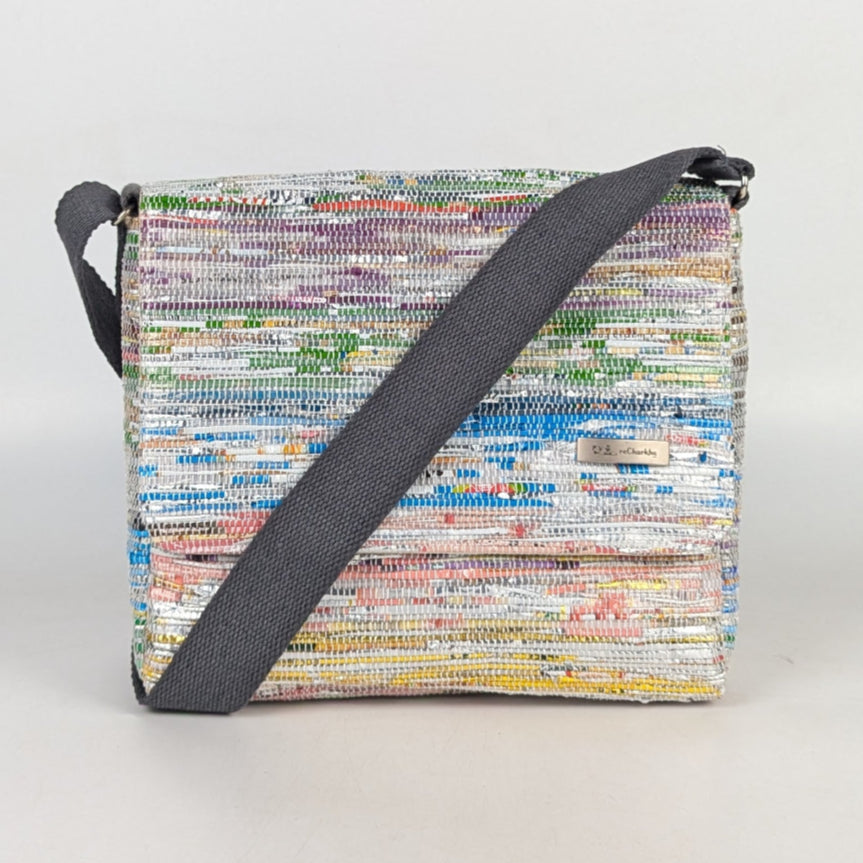 Upcycled Handcrafted Messenger Bag (MB0725-002) PS_W