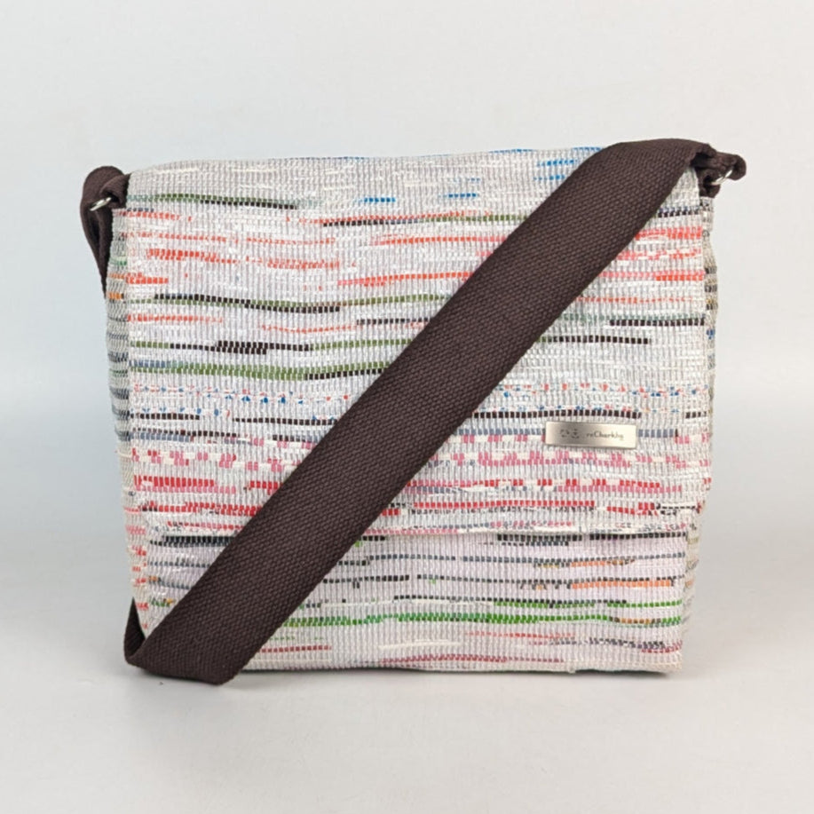 Upcycled Handcrafted Messenger Bag (MB0725-005) PS_W