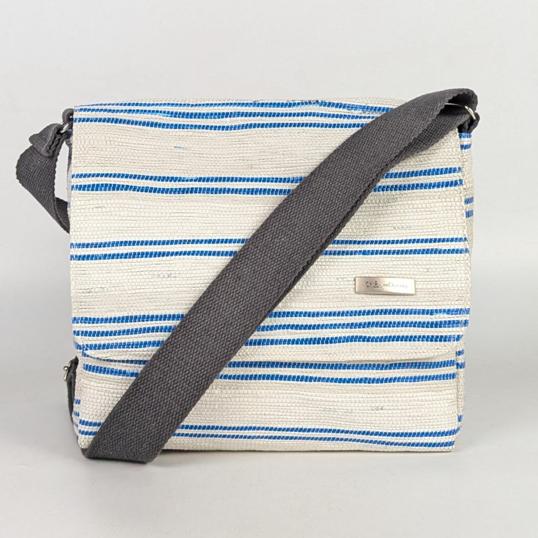 Upcycled Handcrafted Messenger Bag (MB0725-008) PS_W
